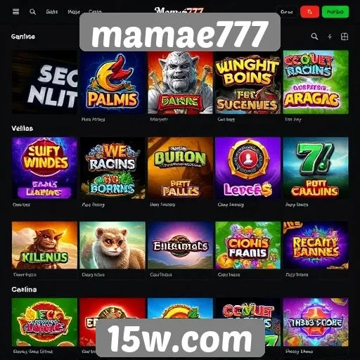 Comparativo de jogos disponíveis no site mamae777